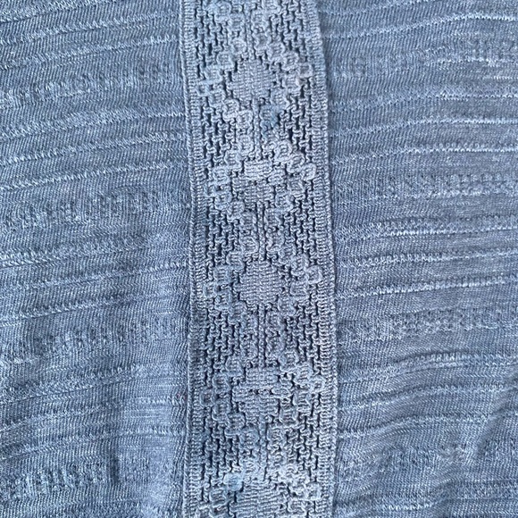 Mudd Size 8 puff sleeves blue shirt - Picture 3 of 6